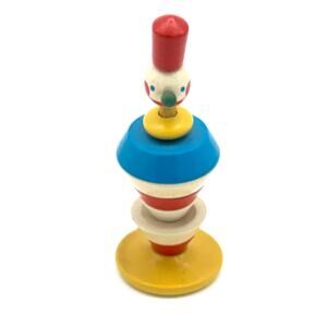 Brio Wooden Stacking Clown Toy
